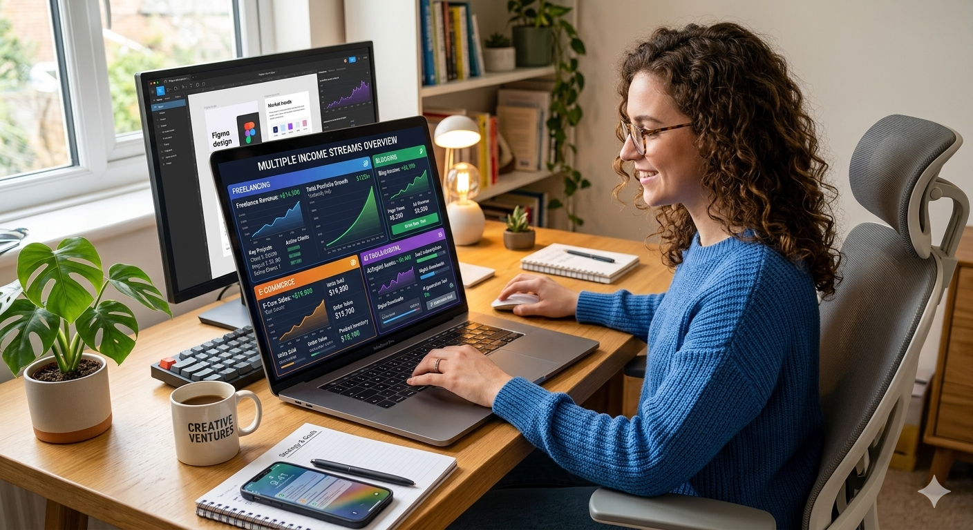 Gemini_Generated_Image_o9oes5o9oes5o9oe Multiple ways to make money online using freelancing, blogging, and digital business tools.